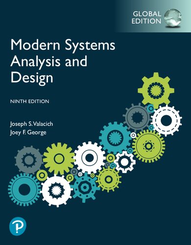 Modern Systems Analysis and Design (9th Global Edition) - Orginal Pdf